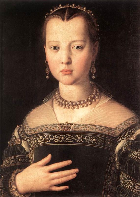 BRONZINO, Agnolo Portrait of Maria de Medici china oil painting image